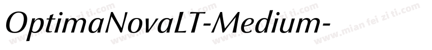 OptimaNovaLT-Medium字体转换