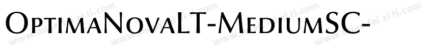 OptimaNovaLT-MediumSC字体转换