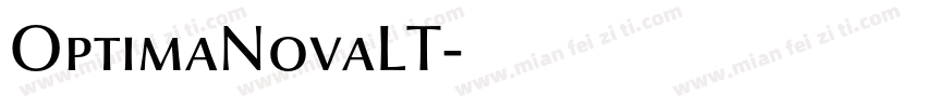 OptimaNovaLT字体转换
