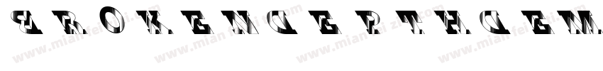 BrokenDepthDemo-M5Zw字体转换