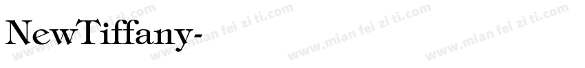 NewTiffany字体转换