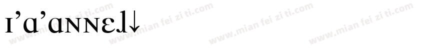 IPAPANNEW字体转换