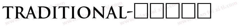 traditional字体转换