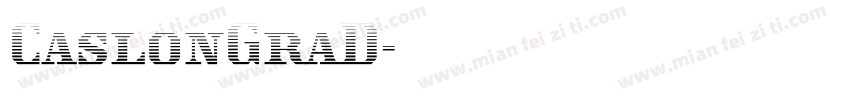 CaslonGraD字体转换