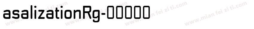 asalizationRg字体转换
