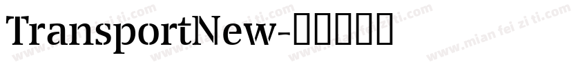 TransportNew字体转换