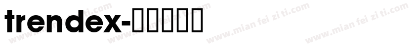 trendex字体转换