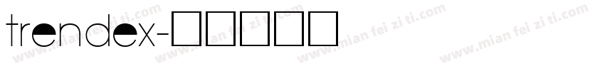 trendex字体转换