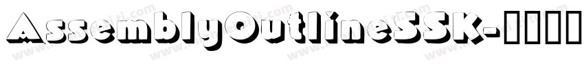 AssemblyOutlineSSK字体转换