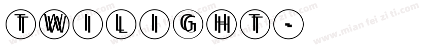 twilight字体转换