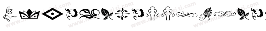 TypeEmbellishmentsOneLetPlain字体转换