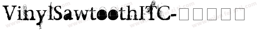 VinylSawtoothITC字体转换