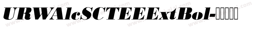 URWAlcSCTEEExtBol字体转换