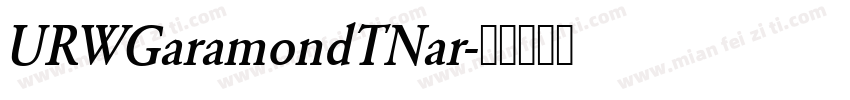 URWGaramondTNar字体转换
