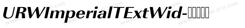 URWImperialTExtWid字体转换