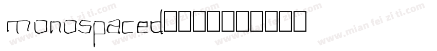 monospaced字体下载字体转换