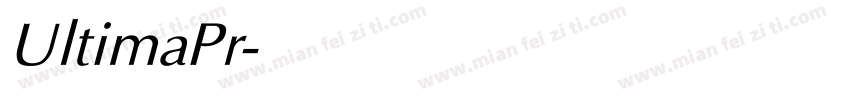 UltimaPr字体转换