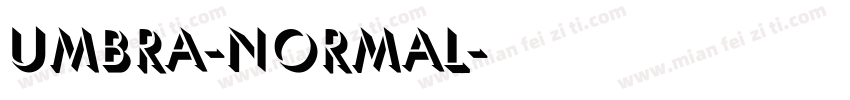 Umbra-Normal字体转换
