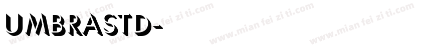 UmbraStd字体转换