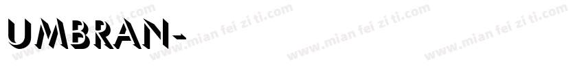 Umbran字体转换