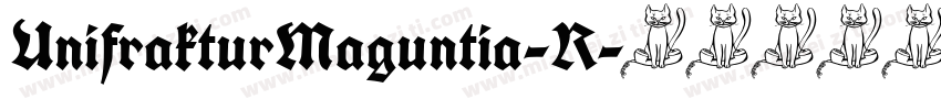UnifrakturMaguntia-R字体转换