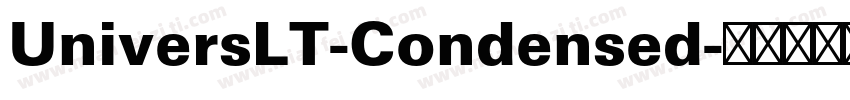 UniversLT-Condensed字体转换