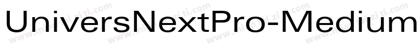 UniversNextPro-Medium字体转换