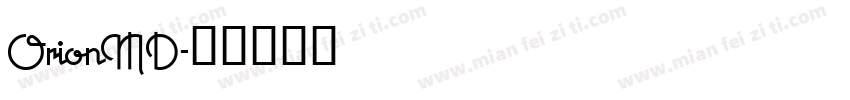OrionMD字体转换