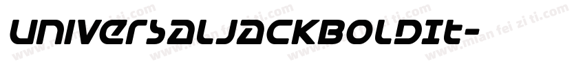 UniversalJackBoldIt字体转换