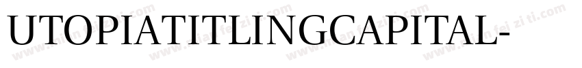 UtopiaTitlingCapital字体转换