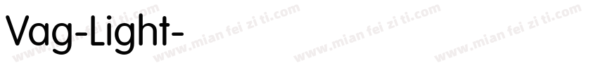 Vag-Light字体转换