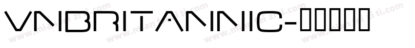 VNbritannic字体转换