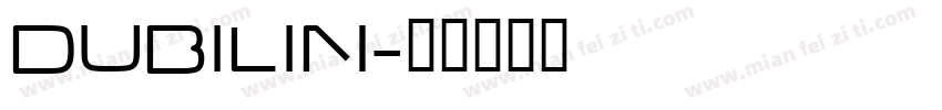 dubilin字体转换