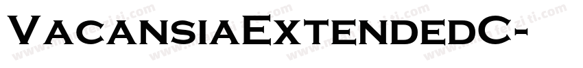 VacansiaExtendedC字体转换