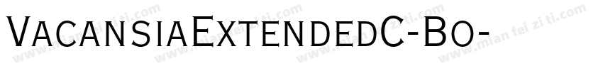 VacansiaExtendedC-Bo字体转换