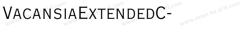 VacansiaExtendedC字体转换