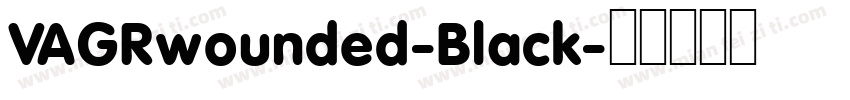 VAGRwounded-Black字体转换