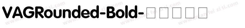 VAGRounded-Bold字体转换