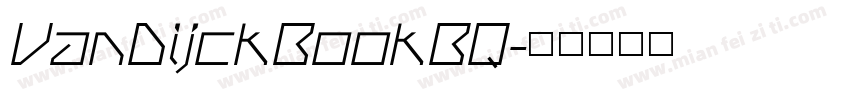 VanDijckBookBQ字体转换