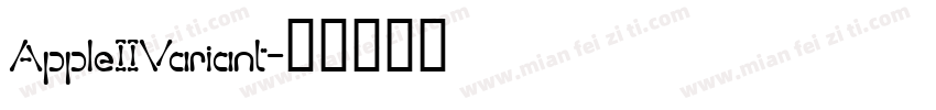 AppleIIVariant字体转换