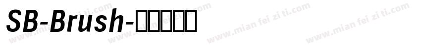 SB-Brush字体转换