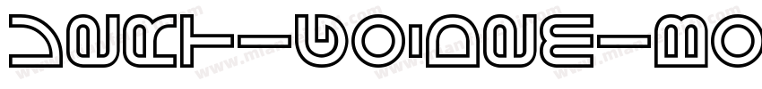Vertigo-DemiBold字体转换
