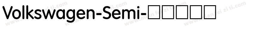 Volkswagen-Semi字体转换