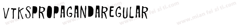 VtksPropagandaRegular字体转换