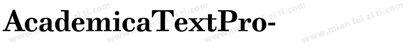 AcademicaTextPro字体转换