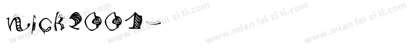 nick2001字体转换