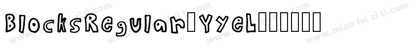 BlocksRegular-YyeL字体转换