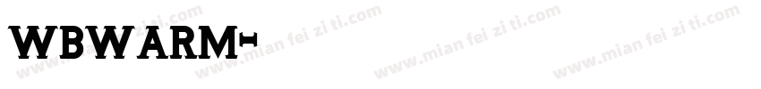 wbwarm字体转换