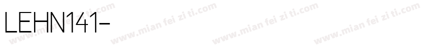 LEHN141字体转换