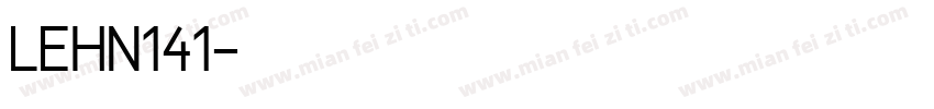 LEHN141字体转换